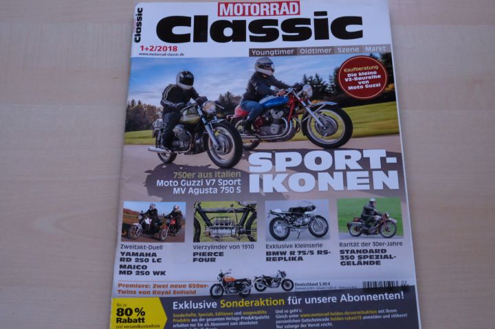 Deckblatt Motorrad Classic (01/2018)
